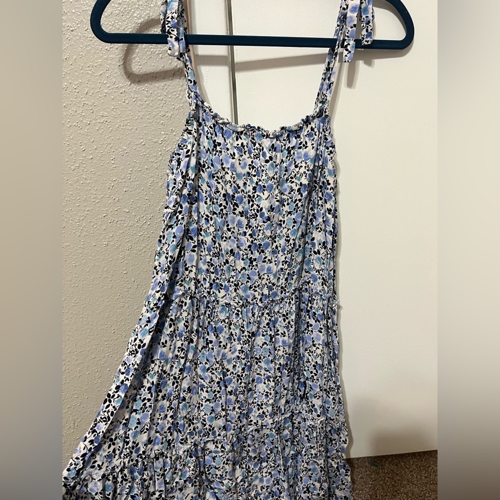 As U Wish Blue Floral Sundress